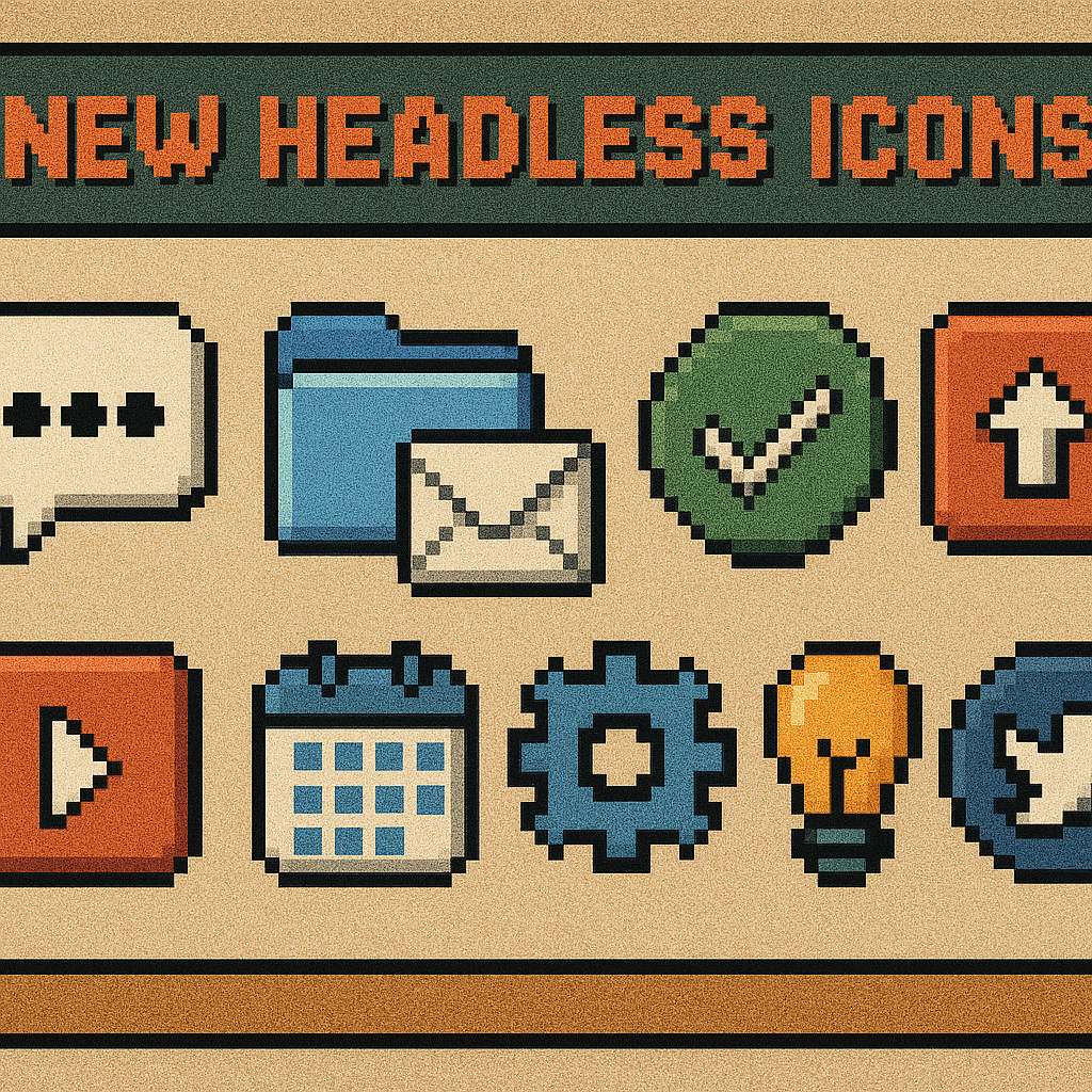 New headless icons